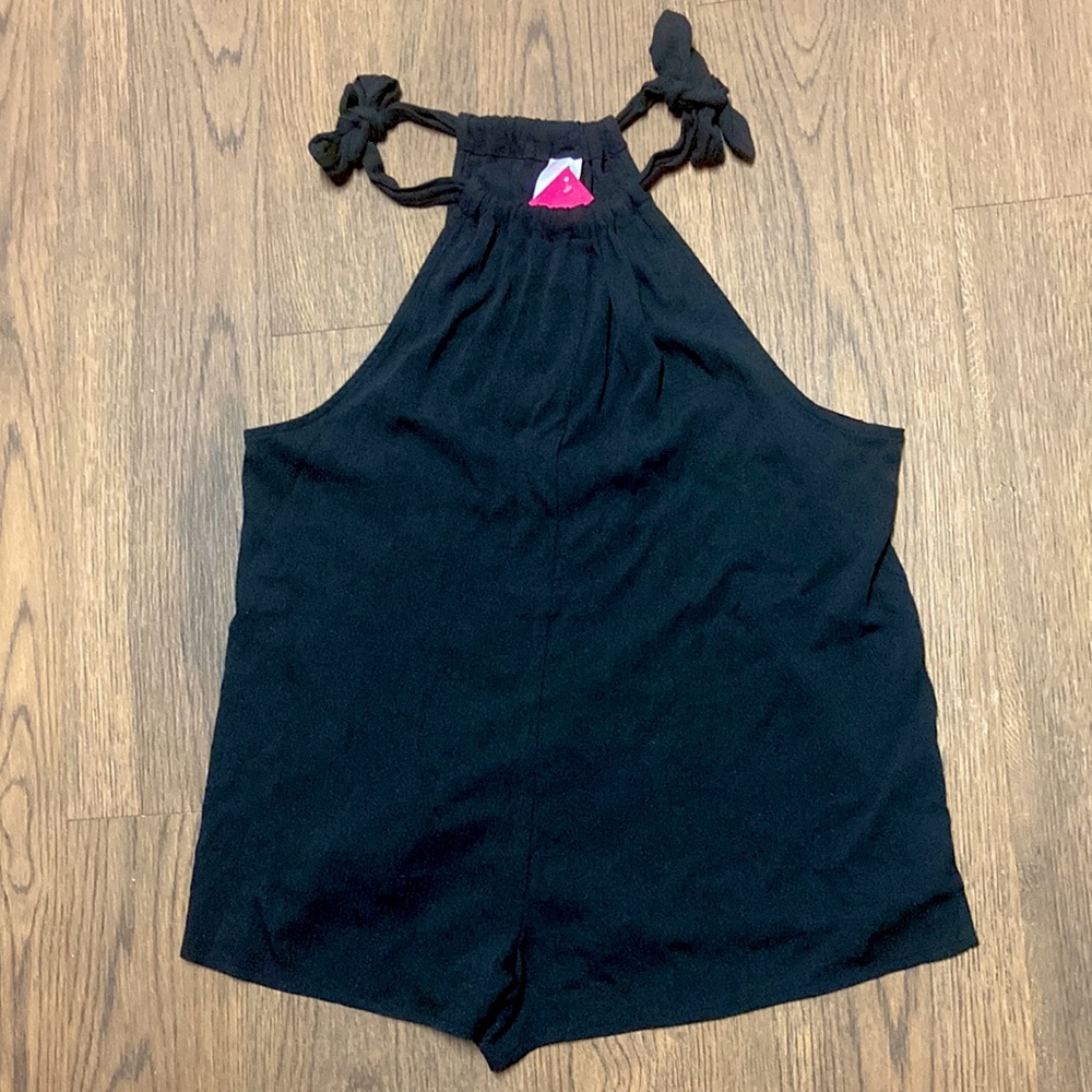 Xhileration Black Romper      Size L(8-10)